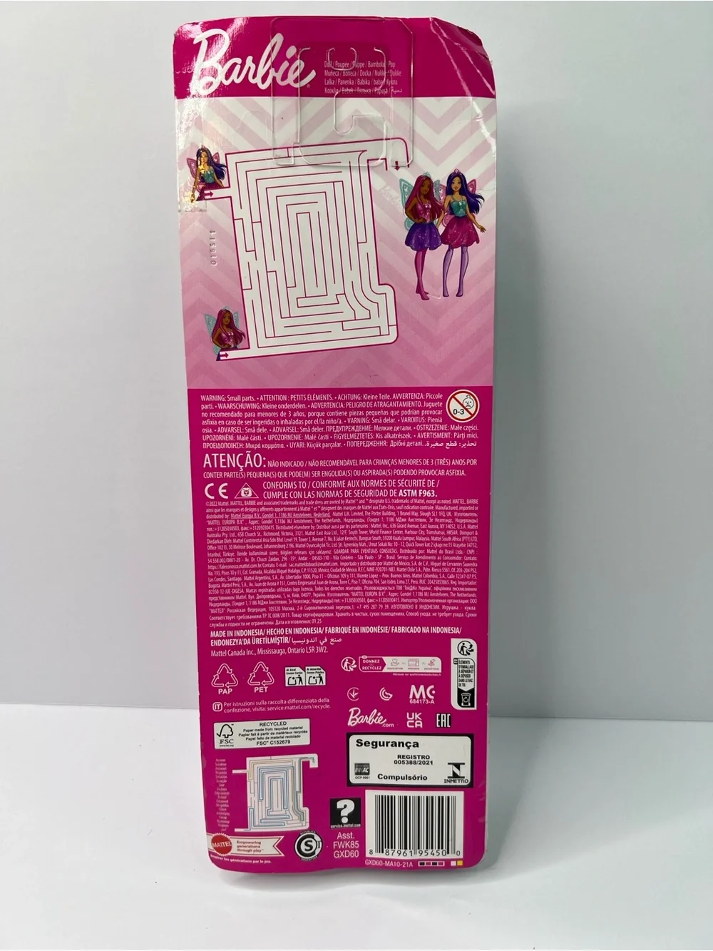 Barbie Dreamtopia Fairy Doll with Pink Hair & Candy Wings 2022